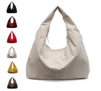 Luna Lush Bag, 2025 New Luna Lush Bag for Woman, Large Capacity Multi-Pocket Travel Waterproof Computer, for Travel Commute (Beige)