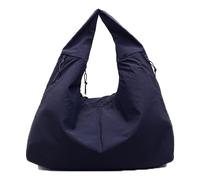 Luna Lush Bag, Maison Ginza Luna Lush Bag, Large Capacity Multi-Pocket Slouchy Tote Handbags Women Large Nylon Shoulder Bags (Blue)