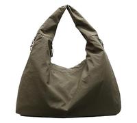 Luna Lush Bag, Maison Ginza Luna Lush Bag, Large Capacity Multi-Pocket Slouchy Tote Handbags Women Large Nylon Shoulder Bags (Green)