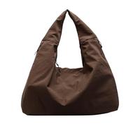 Luna Lush Bag, Maison Ginza Luna Lush Bag, Large Capacity Multi-Pocket Slouchy Tote Handbags Women Large Nylon Shoulder Bags (Coffer)