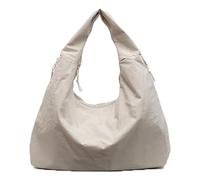Luna Lush Bag, Maison Ginza Luna Lush Bag, Large Capacity Multi-Pocket Slouchy Tote Handbags Women Large Nylon Shoulder Bags (Beige)