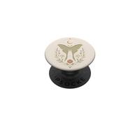 Luna Moth Celestial Botanic Bohemy Pastel Arte Natural PopSockets PopGrip Adhesivo