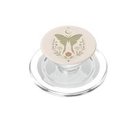 Luna Moth Celestial Botanic Bohemy Pastel Arte Natural PopSockets PopGrip para MagSafe