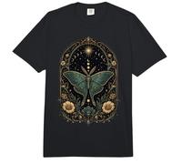 Luna Moth Celestial Botánico Fases Lunares Gótico Boho Comfort Colors Adult Heavyweight T-Shirt