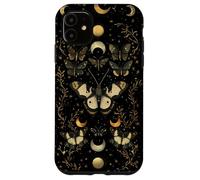 Luna Moth Dark Cottagecore Estética Mariposa Amante Carcasa para iPhone 11