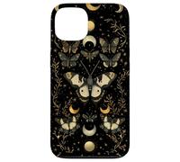Luna Moth Dark Cottagecore Estética Mariposa Amante Carcasa para iPhone 13