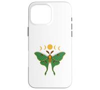 Luna Moth Lover Moon Phases Insect Cottagecore Aesthetic Carcasa para iPhone 16 Pro MAX
