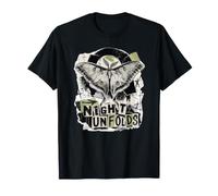 Luna Moth Noche Despliega Grunge Collage Camiseta