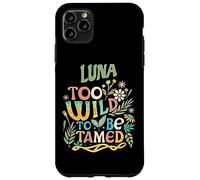 Luna Name Cute Retro Girls Wildflower Luna Name Carcasa para iPhone 11 Pro MAX