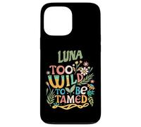 Luna Name Cute Retro Girls Wildflower Luna Name Carcasa para iPhone 13 Pro MAX
