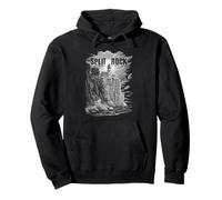 Luna Noche Arte Clásico Split Rock Faro Minnesota Sudadera con Capucha