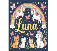 Luna Personalized Notebook: Contains select sheets w/inspirational quotes and is perfect for journaling, note taking, or just having fun and getting ... sized (8.5x11) perfect for notes or big jobs.