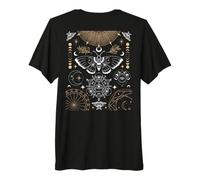 Luna Polilla Fases Lunares Witchy Dark Academia Estética Camiseta Premium