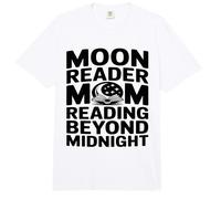 Luna Reader Mamá Leyendo Más Allá De La Comfort Colors Adult Heavyweight T-Shirt