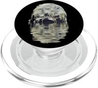 Luna reflejada en el Agua, Iceberg en el Agua Fuente PopSockets PopGrip para MagSafe