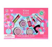 Luna Star Naturals Klee Kids Deluxe Play - Kit de maquillaje para niños. Suave y no tóxico. Fabricado en Estados Unidos (Hada burbuja rosa)