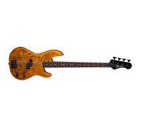 LUNA TAT 34 Bajo Eléctrico de Escala Larga de 34 Pulgadas con Diseño Tattoo Grabado con Láser