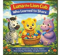 Luna the Lion Who Learned to Share: A sweet animal story for young children about sharing, friendship, and good manners