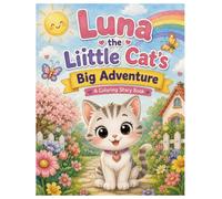 Luna the Little Cat's Big Adventure: A Cute Coloring Story Book for Kids Ages 3-8 (Joyful Coloring Adventures)