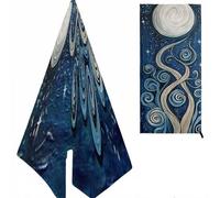 Luna Toalla Playa, Abstracto Micro Fibra, con Diseño & Color, Suave Anti Arena para Niña, Mujer, Sol, Verano 180X80cm K-1222