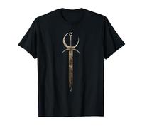 Luna Y Espada Vintage 60s Mystic Cosmic Blade Noches Diseño Camiseta