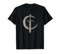 Luna Y Espada Vintage 60s Mystic Eclipse Blade Noches Camiseta