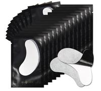 Lunamoon 20 pares 2in1 Almohadillas de Ojos para Extensiones de Pestañas Parches Extensiones de Pestañas Eyelashes Extension Pads
