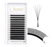 Lunamoon Narrow 5D Extensiones de Pestañas W Pre-Fabricadas Pestañas Volumen Pestañas (Narrow-5D-0.07-D, 8-15mm)