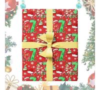 Lunaobrik 67 Papel de regalo de Navidad - Suministros para embalaje de libros - Papel de embalaje festivo para cajas de galletas - Para amigos compañeros de oficina Organizadores de fiestas y eventos