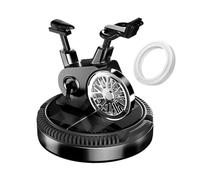 Lunaobrik Ambientador solar para coche, con energía solar, ambientador para ciclos de motor de bicicleta, accesorios interiores para mantener el aire fresco