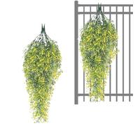 Lunaobrik Artificial Flower Garland,Realistic Flexible | Fake Vines Garland Suspending Decor - for Wall Spring Front Door Window Valentines Day Graduation Birthday