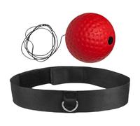 Lunaobrik Boxtraining Reflexbälle,Boxtraining React Ball - React Training Box-Reflexball mit Stirnband - Verbessern Sie Geschwindigkeit und Hand-Auge-Koordination, Reflexball für Drinnen und Draußen,