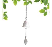 Lunaobrik Campanilla De Viento Japonesa Al Aire Libre | Pensamiento Y Compasión Campanas De Viento | Adecuado Para Decoración Zen Con Diseño Neutro En El Jardín En Casa En Terraza Y Interior Y