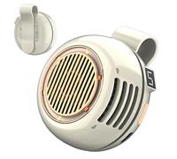 Lunaobrik Clip On Ventilator - Wiederaufladbarer Mini Ventilator 360 Grad Drehbar, Tragbarer Persönlicher Lüfter | Damenventilator Aus ABS Kunststoff Für Hals Taille Tisch Schlafzimmer Zuhause