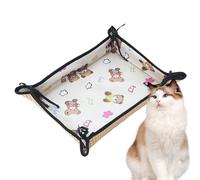 Lunaobrik Cojín de refrigeración para mascotas, hielo para perros - Alfombrilla de refrigeración para perros de doble cara, almohadilla antideslizante para cama de cajón, al aire libre, al aire libre