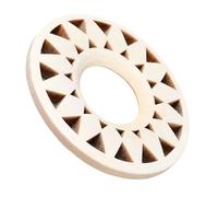 Lunaobrik Crystal Ball Base - Wooden Display Stand, Hollow Sphere Holder, Decorative Sunflower Design | Stable Crystal Ball Support For Home Office Shelf Altar Decor Use