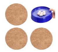 Lunaobrik Cuencos para palomas, con 3 alfombrillas para anidar y un brutal para la cría de aves, nido de pájaros transpirable, adecuado para periquitos, canarios, pollos, codornices como