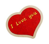 Lunaobrik en Forma de corazón, Ladrillos en Forma de corazón | Puzzle in ti Amo,Regalos de San para el Aniversario de la decoración romántica, Mini 3D para el Juego de decoración del