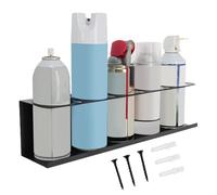 Lunaobrik Grease Tube Holder - Montaje en pared sellador rack - Compartment Caulk Tube Holder Rack for Garage, Home, Industry, Wrench, Screwdriver