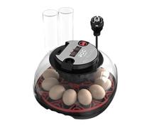 Lunaobrik Incubadora para Huevos de gallina, incubadora de eclosión de Huevos | Control de Temperatura automática 12 Incubadora de Huevos - Herramienta de Cultivo con Tapa Transparente, diseño de