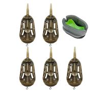 Lunaobrik Juego de Alimentador de Método para de | Juego de Aparejos Método para,Equipo de con Liberación Rápida para Agua Dulce y Salada, Lagos y Estanques