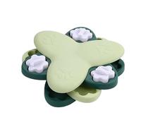 Lunaobrik Juego de inteligencia para perros con juegos para mantener ocupado al perro - Cuenco dispensador giratorio de 3 capas para juegos antiaburrimiento, viajes y alimentación en jaula