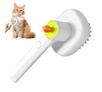Lunaobrik Katendampfbürste - Fellpflege Entfilzungskamm - Anti-Haarausfall Sprühbürste Für Katzen | Zum Entwirren, Zur Massage Von Kätzchen, Welpen, Hunden Mit Langem Und Kurzem Fell Beim Baden