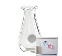 Lunaobrik Magnetische Vasen - Kleine Glas DIY Deko Niedlich | Mini Vasenmagnete für den Kühlschrank,Für Zuhause, Küche, Schule, Büro, Memo Board, Whiteboard, Schließfach, Frauen, Kinder und Lehrer
