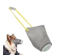 Lunaobrik Manta de boca para perro de compañía, manta de boca de mascota para perro, bozal transpirable para cachorro, bozal reutilizable para perro de compañía, bozal