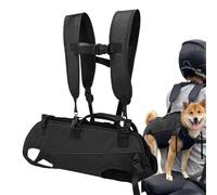 Lunaobrik Mochila de senderismo para perros, arnés de soporte para perros - Carrier de eslinga de perros horizontal ajustable portátil | Productos de viaje multifuncionales Portátiles para soporte