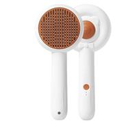 Lunaobrik para el cabello de gato, de gato para desprenderse,Peine eléctrico 2-en-1 con molinillo de uñas - Suministros para mascotas recargables de bajo ruido, aseo de garras para gatitos para