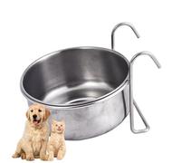 Lunaobrik para pájaros de Jaula, Cuencos para Alimentos de Acero Inoxidable - Bandeja alimentadora de Acero Inoxidable antigoteo con Amplia Apertura para calopsita - Ideal para casa y Viaje