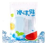 Lunaobrik Parches Fríos, Parches De Hielo Para Bajar La Temperatura, Juego De 10 Parches Refrescantes Instantáneos Para Deportes Viajes Camping Senderismo Pesca Entrenamiento