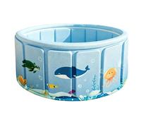 Lunaobrik Piscina de Natación Plegable,Bañera para Mascotas,Piscina Portátil Exterior | para Perros y Niños en al Aire Libre en el Jardín y en el Patio Interior Exterior y en la Playa y Zona de